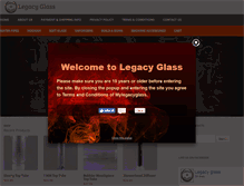 Tablet Screenshot of mylegacyglass.com